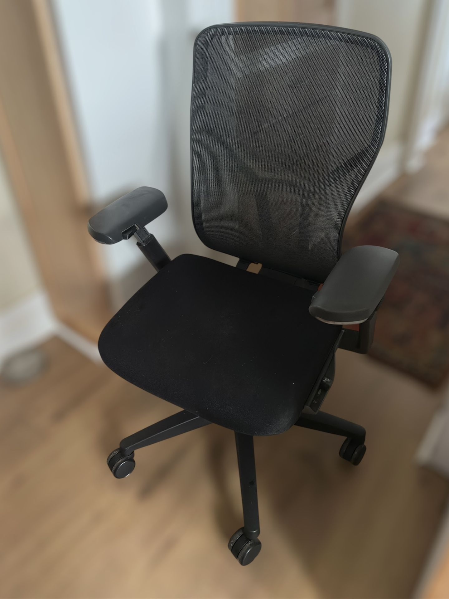 Allsteel Acuity Ergonomic Adjustable Black Office Desk Work Chair