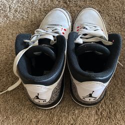 Jordan 3 White Cement Size 6y 