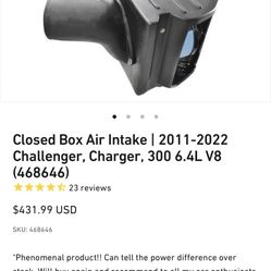 Closed Box Air Intake 
