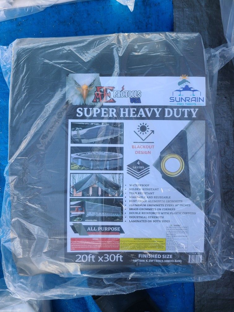 20ft × 30ft Super Heavy Duty Grey Tarp,All Products : American Fashion Style Bags On Sale