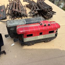 Vintage Trains With Track And Transformers