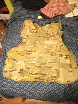 USGI IOTV GEN2 complete base carrier w/ballistic soft armor inserts
