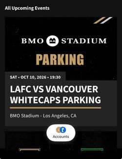 LAFC vs Vancouver Parking