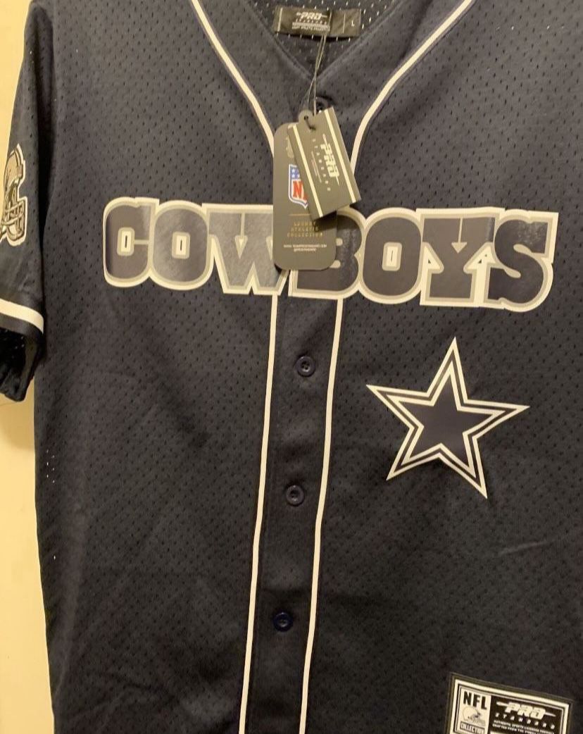 cowboys button up jersey