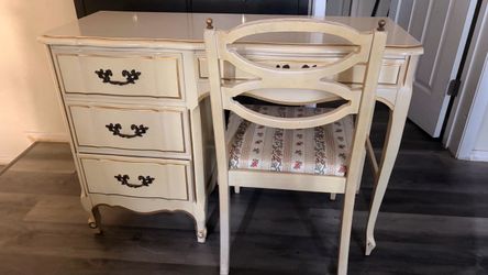 Vanity and chair