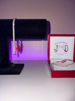 925 Sterling Silver Moissanite Tennis Bracelet | Passes Diamond Tester