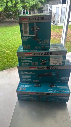 Makita XGT 40 V max tools