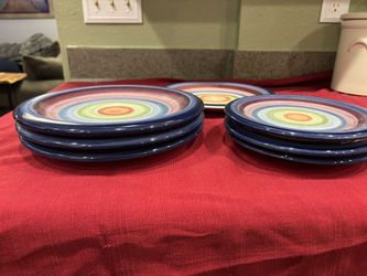 Plate Set - Rainbow