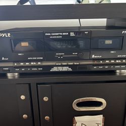 PyleUsa Dual Cassette Deck