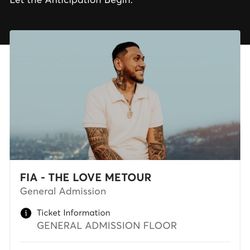 FIA Tickets