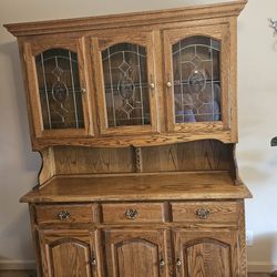 Oak China Cabinet
