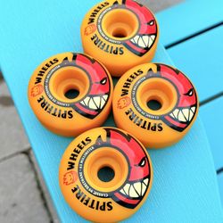 Spitfire Wheels Big Head Skateboard Wheels Classic 99 Urethane 63mm Custom Dyed 
