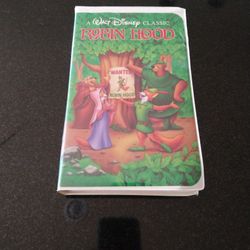 Walt Disney Vintage Robin Hood VHS 1991