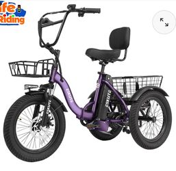 Eskute electric tricycle foldable electric bicycle