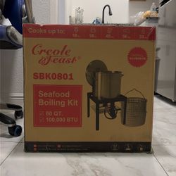 Outdoor Gas Cooker with Pot" o "Hervidor de mariscos/pavo".