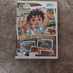 Nintendo Wii Game Go Diego Go ! Safari Rescue