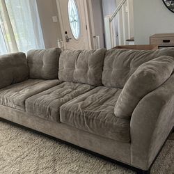 Grey-Beige Couch Sofa