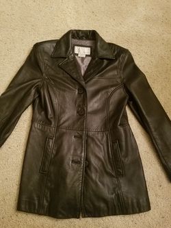 Black Leather Jacket Nine West