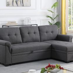 Dark Gray Sectional Sofa 🛋️ FREE DELIVERY 🚚