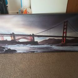 Golden State Bridge Print 60x20 Pick Up In Florence Ky 