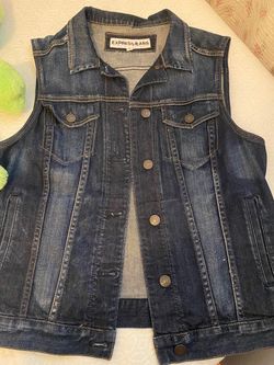 Express Jeans Denim Vest size M