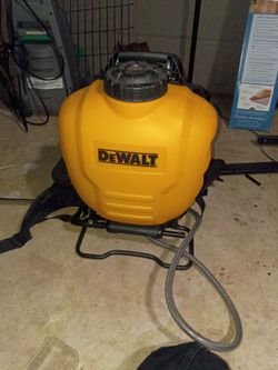 DeWalt backpack sprayer