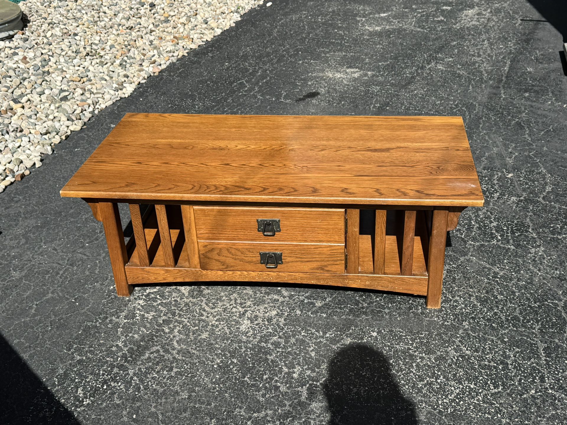 Mission style coffee Table