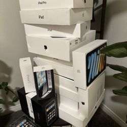 Apple Boxes Og Iphone MacBook Pro Air Pencil Tv HomePod Iwatch iPad Boxes Only - For All
