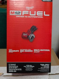 Milwaukee M12 FUEL 3" compact cut off tool