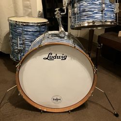 Ludwig Club Date SE Drum Kit in Blue Oyster Wrap