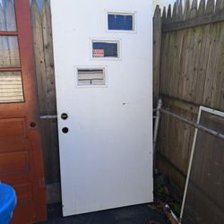 Used Solid Wood Exterir Door