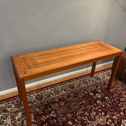 MCM Vejle Stole & Mobelfabrik Console Table Danish Denmark Teak