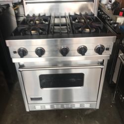 Viking Professional Stove 30” Natural Gas 4 Sealed Burners