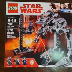 Brand New Start Wars First Order AT-ST Lego Set 75201