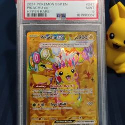 Pokemon Pikachu Ex Hyper Rare MINT