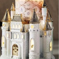 2026 Bath & Body Works Disney Princess Light Up Castle 3-Wick Candle Holder New