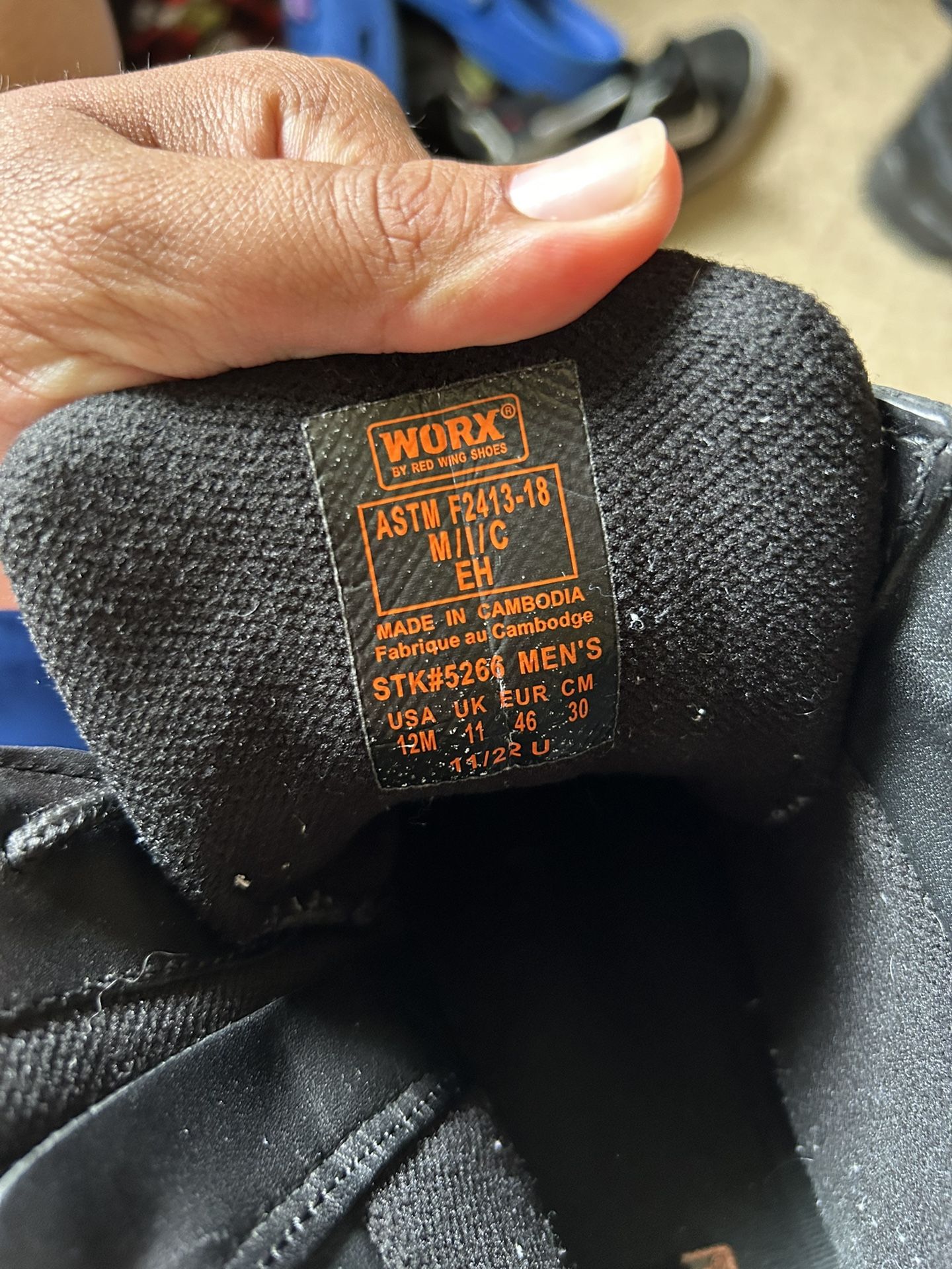 Red Wing Steel Toe Work Boots