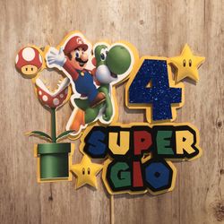 Super Mario Cake Topper
