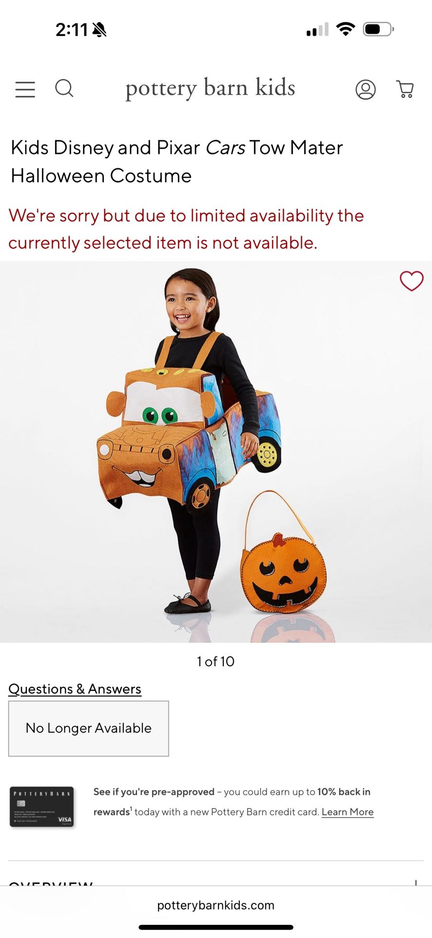 Pottery Barn Mater Box lunch McQueen Jumpsuit