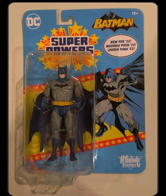 BATMAN McFarlane DC Super Powers Retro 5" Action Figure 2022 New & Sealed Box