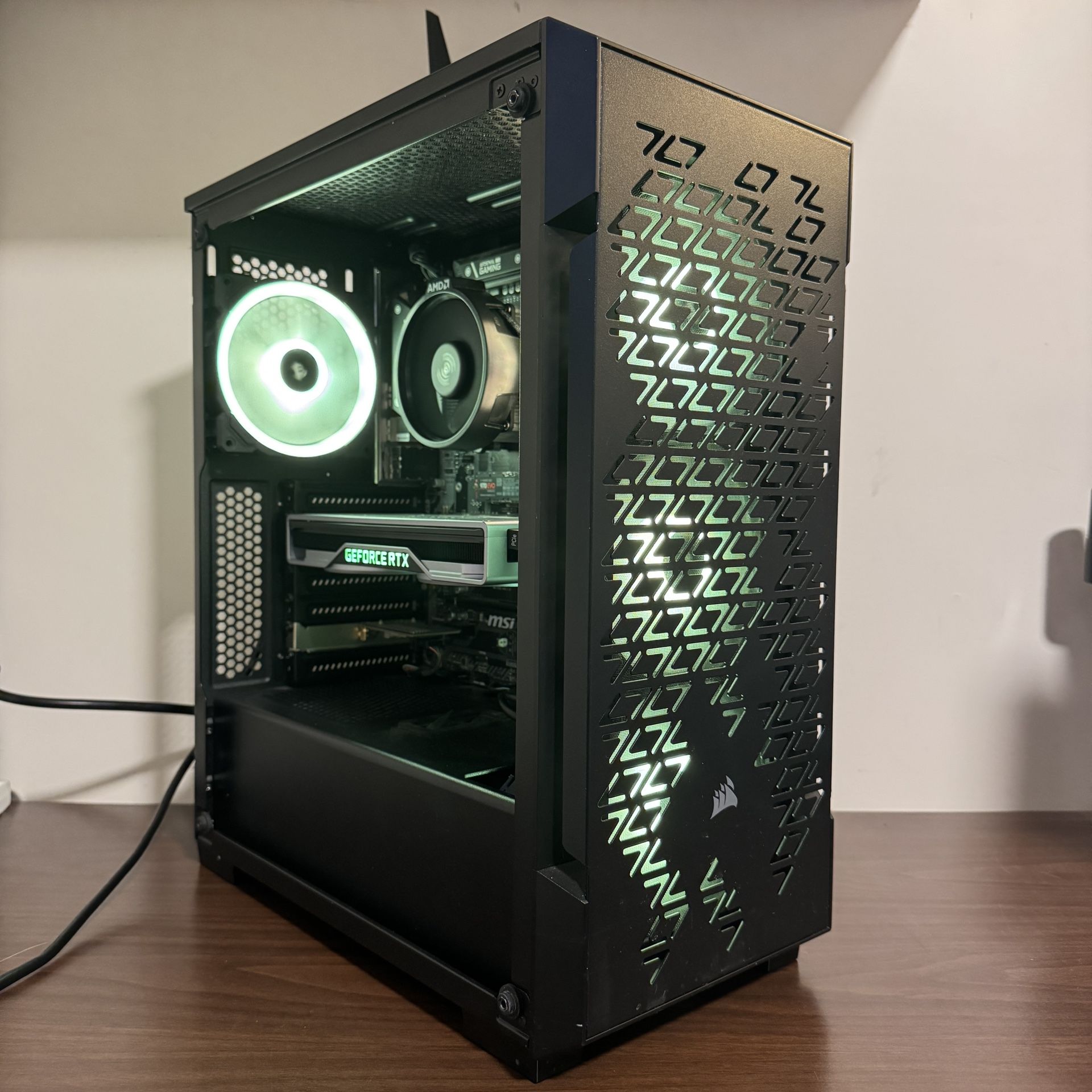 Rgb Gaming Pc Ryzen 3600 Rtx 2060 Used Gaming PC Windows 11, RTX 