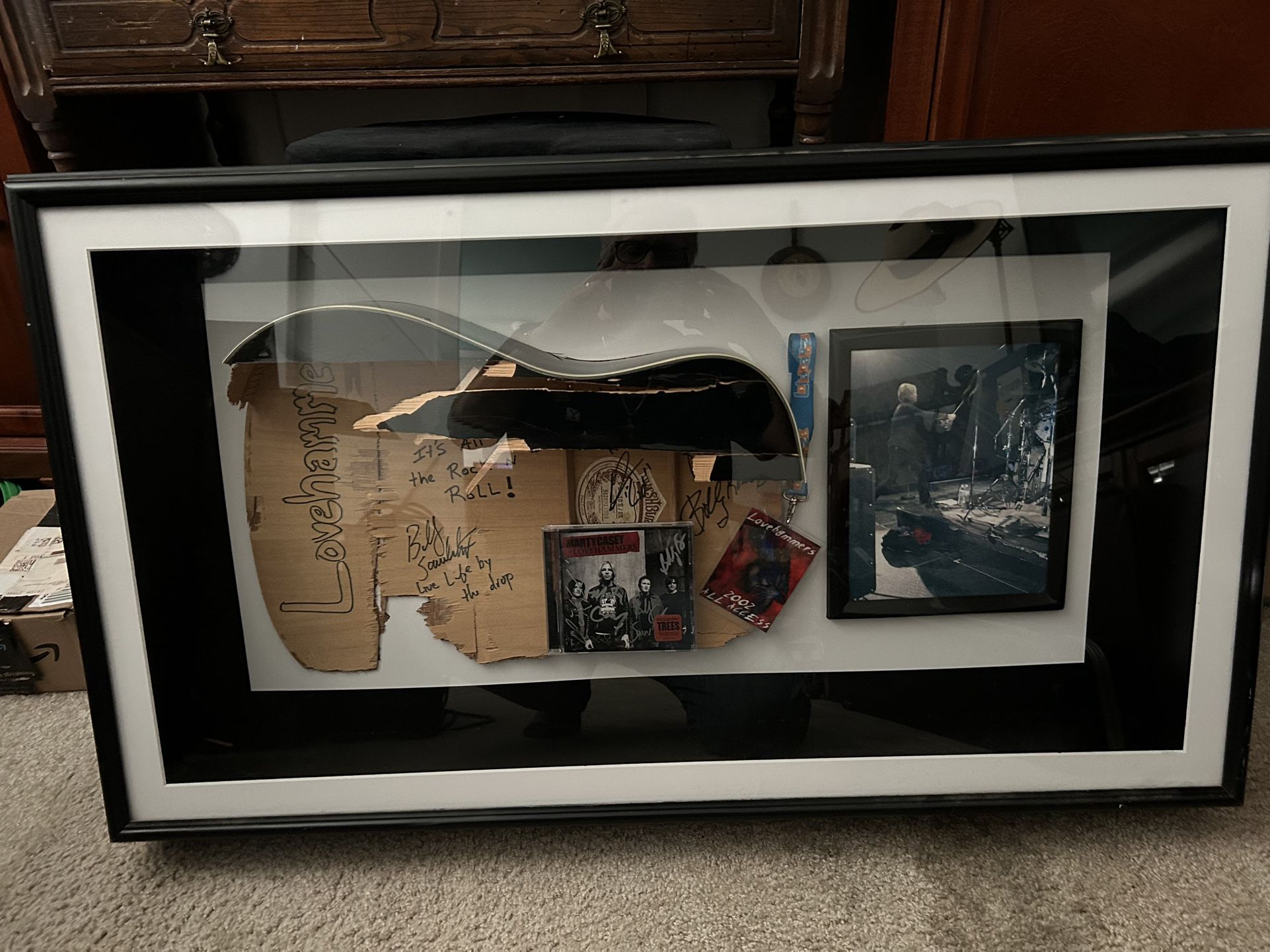 Marty Casey & The Lovehammers Signed Guitar