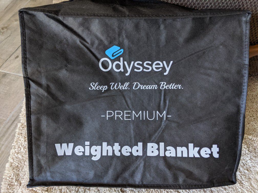 ODYSSEY - Sleep Well Dream Better - Premium 15 lb Weighted Blanket