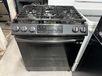 Samsung slide in gas stove