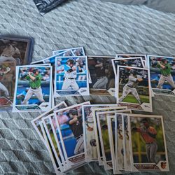 Lot Of Mint Baseball/Football Cards And A Binder