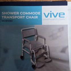 Vive Shower Commode Transport Chair 