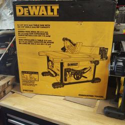 Dewalt 8 - 1/4" Table Saw With 24- 1/2" Rip Capacity