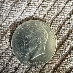 1(contact info removed) Eisenhower Liberty Bell Moon Silver One Dollar