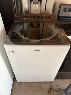WHIRLPOOL WASHER HE 4.8 CUFT GLASS DOOR