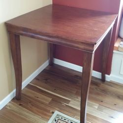 Bar Height Dining Table & 4 Matching Chairs